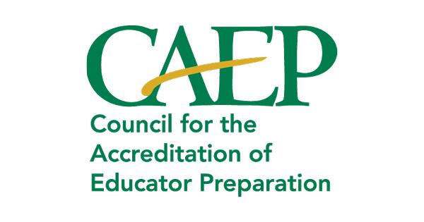 CAEP logo with green and yellow design