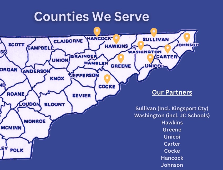 Counties we serve