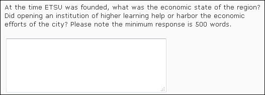 Essay question type - MoodleDocs