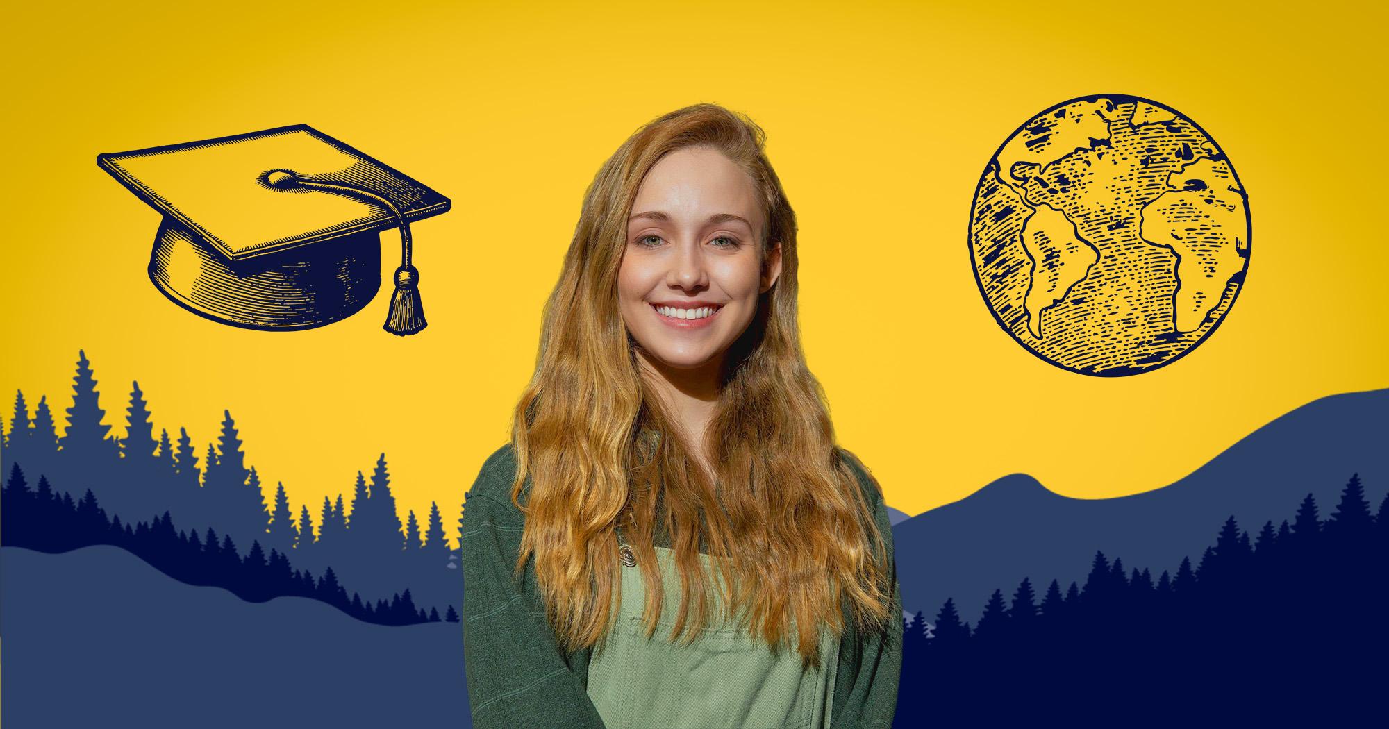 ETSU student Kyla Jernigan who earned a Fulbright