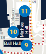 Ball, Mathes, Burleson Halls