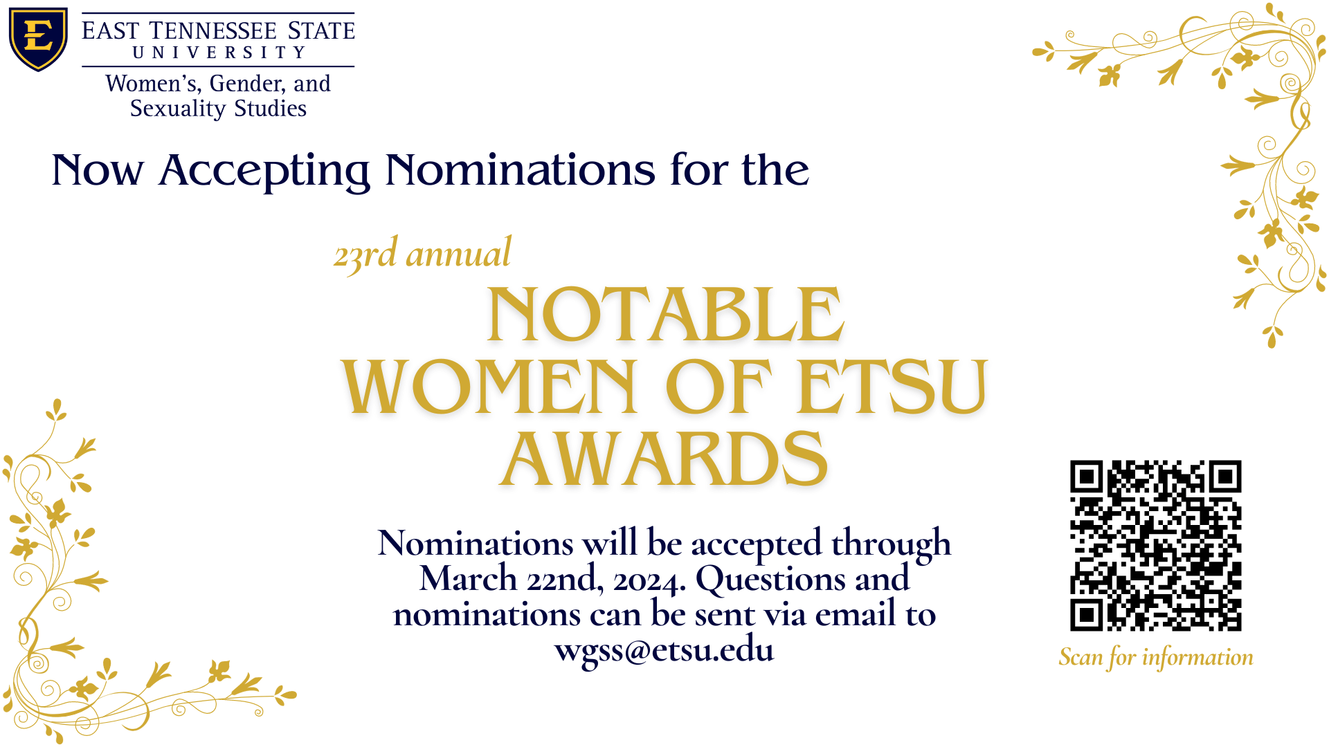 Notable Women Nominations