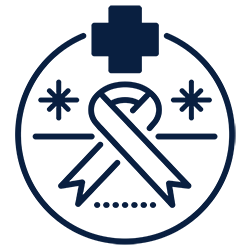 icon with ribbon illustration