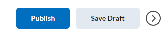 image of the publish and save draft buttons on the evaluation panel in the dropbox