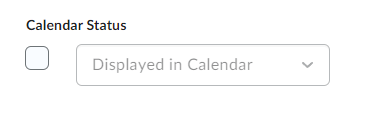 Image of the Manage Dates Calendar Filter option