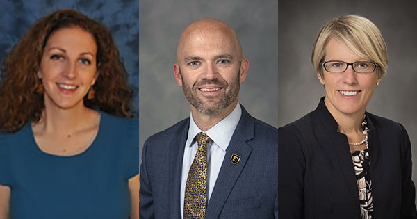 Hagemeier, Polaha and Quinn named as Presidential Fellows at ETSU