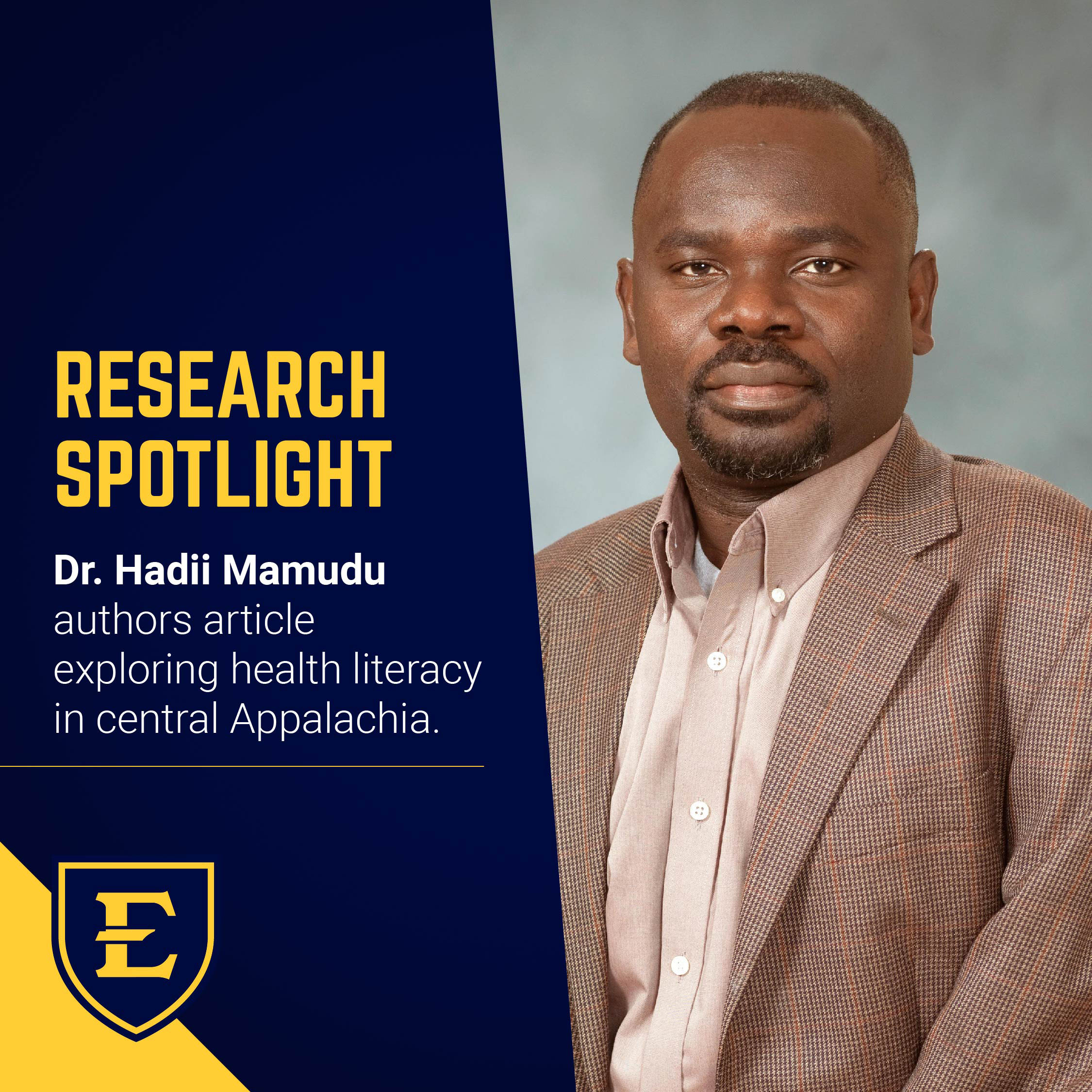 Dr. Hadii Mamudu Research Spotlight