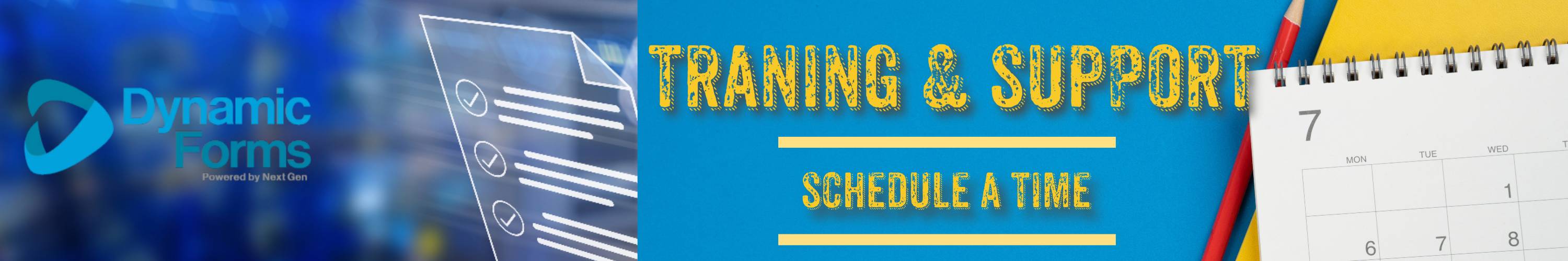 Schedule Dynamic Forms Training 