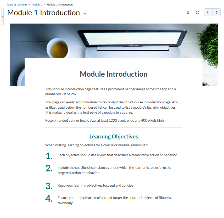 intermediate module intro 