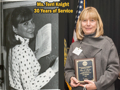 Ms. Terri Knight Honored for 30 Years of Service 