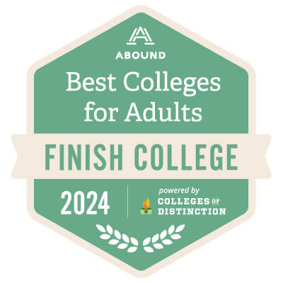 ETSU was recognized by Abound as one of the Best Colleges for Adults seeking to complete their degree.