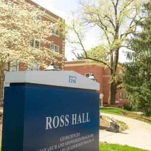 Ross Hall Exterior Sign Daytime