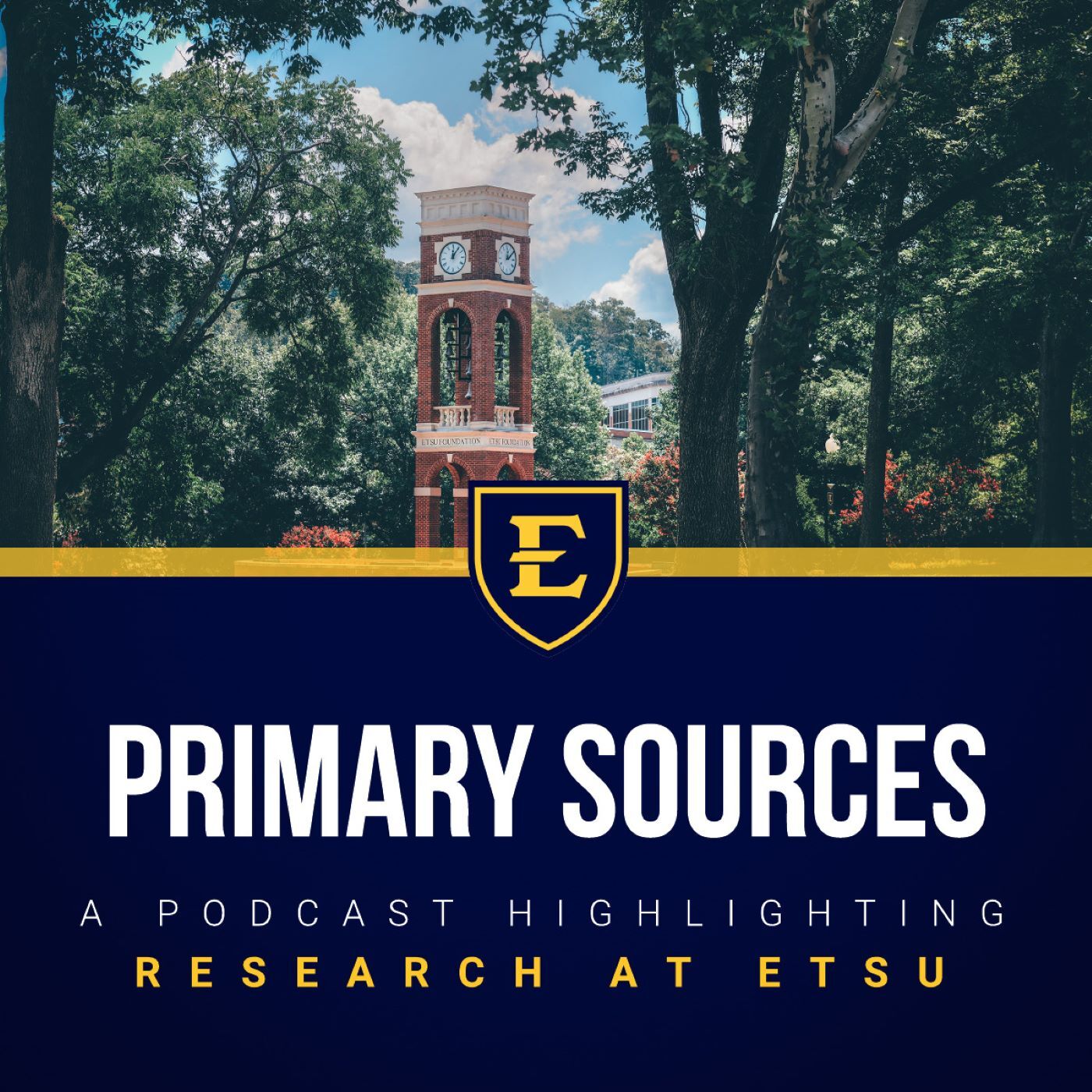 Podcast cover art of Primary Sources: A Podcast Highlighting Research at ETSU