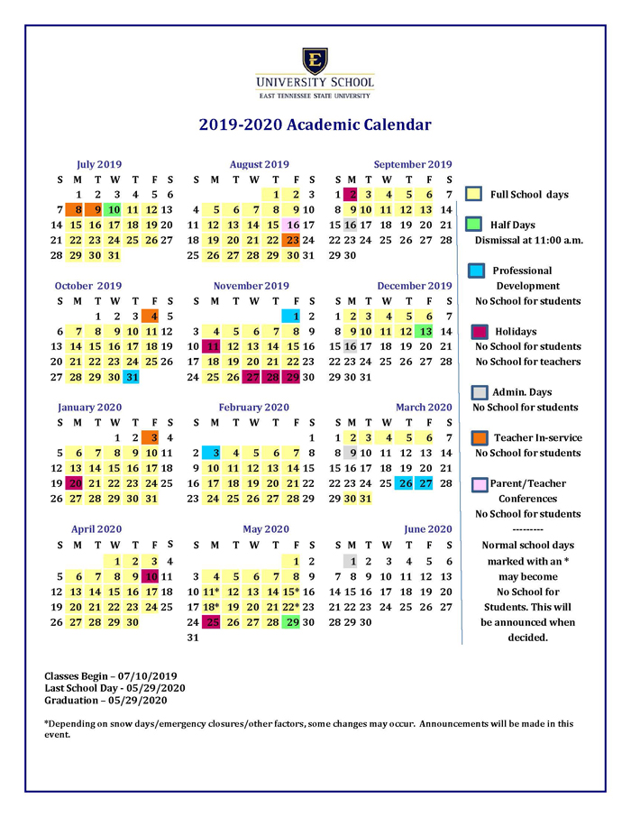 Omscs Academic Calendar Customize And Print
