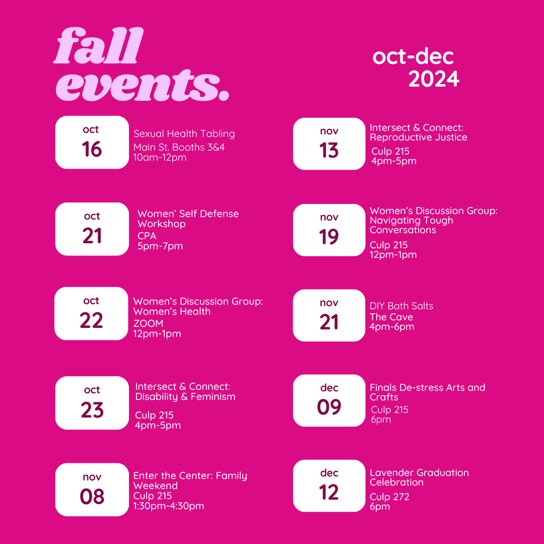 oct dec events